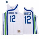 Camisetas NBA Atlanta Hawks NO.12 De'Andre Hunter Blanco Throwback 2022