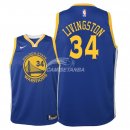 Camisetas de NBA Ninos Golden State Warriors Shaun Livingston Azul Icon 2018
