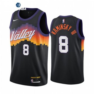 Camisetas NBA de Phoenix Suns Frank Kaminsky III Nike Negro Ciudad 2021-22