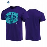 T-Shirt NBA Charlotte Hornets Together We are Unstoppable Purpura 2020