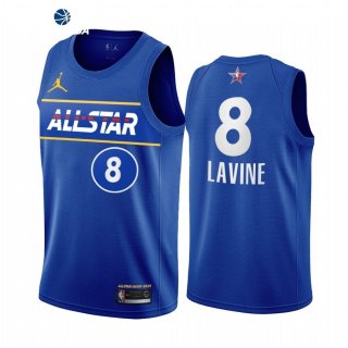 Camisetas NBA de Zach LaVine All Star 2021 Azul