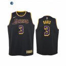 Camisetas de NBA Ninos Edición ganada Los Angeles Lakers Anthony Davis Negro 2021