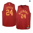 Camisetas de NBA Ninos Indiana Pacers Alize Johnson Nike Retro Granate