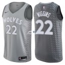 Camisetas NBA de Andrew Wiggins Minnesota Timberwolves Nike Gris Ciudad 17/18