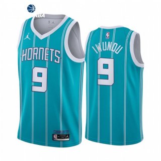Camisetas NBA de Charlotte Hornets Wesley Iwundu Azul Icon 2021-22