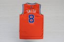 Camisetas NBA de J.R.Smith New York Knicks Naranja Azul