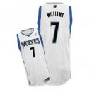 Camisetas NBA de Williams Minnesota Timberwolves Rev30 Blanco