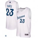 Camisetas NBA New Orleans Pelicans 2016 Navidad Anthony Davis Blanco