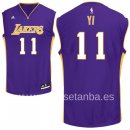 Camisetas NBA de Yi Los Angeles Lakers Púrpura