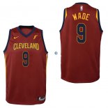 Camiseta NBA Ninos Cleveland Cavaliers Dwyane Wade Rojo 17/18