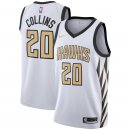 Camisetas NBA de John Collins Atlanta Hawks Nike Blanco Ciudad 2018
