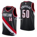 Camisetas NBA de Caleb Swanigan Portland Trail Blazers Negro Icon 17/18