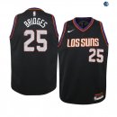 Camisetas de NBA Ninos Phoenix Suns Mikal Bridges Nike Negro Ciudad 19/20