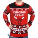 NBA Unisex Ugly Sweater Chicago Bulls Rojo