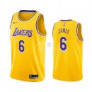 Camisetas NBA de LeBron James Los Angeles LakersAmarillo Icon 2019/20
