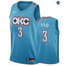 Camisetas NBA de Chris Paul Oklahoma City Thunder Azul Ciudad 19/20