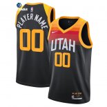 Camisetas NBA Utah Jazz Personalizada Negro Ciudad 2020-21
