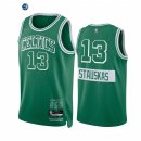 Camisetas NBA Nike Boston Celtics NO.13 Nik Stauskas Verde 75th Diamante Ciudad 2021-22