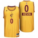 Camisetas NBA Cleveland Cavaliers 2014 Navidad Kevin Amarillo