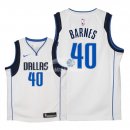 Camiseta NBA Ninos Dallas Mavericks Harrison Barnes Blanco Association 2018
