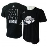 Camisetas NBA de Manga Corta Kobe Bryant All Star 2018 Negro