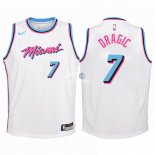 Camisetas de NBA Ninos Miami Heat Goran Dragic Nike Blanco Ciudad 2018