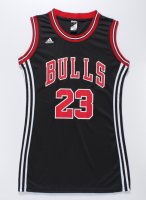 Camisetas NBA Mujer Michael Jordan Chicago Bulls Negro