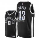 Camisetas NBA de Shabazz Napier Brooklyn Nets Nike Negro Ciudad 2018