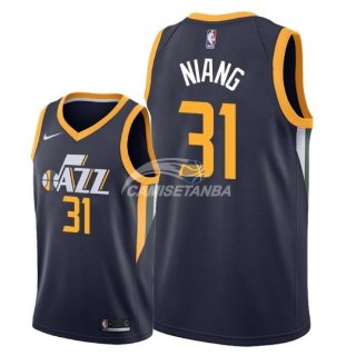 Camisetas NBA de Georges Niang Utah Jazz Marino Icon 2018