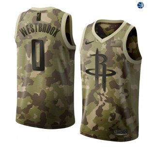 Camisetas NBA de Russell Westbrook Houston Rockets Camuflaje