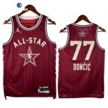 Camisetas NBA 2024 All Star NO.77 Luka Doncic Rojo