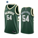 Camisetas NBA de Milwaukee Bucks Sandro Mamukelashvili Nike Verde Icon 2021