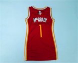Camisetas NBA Mujer Tracy McGrady Houston Rockets Rojo