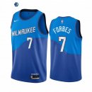 Camiseta NBA Ninos Milwaukee Bucks Bryn Forbes Azul Ciudad 2020-21