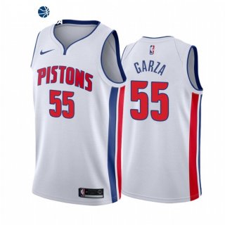 Camisetas NBA de Detroit Pistons Luka Garza Nike Blanco Association 2021-22