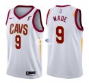 Camisetas NBA de Dwyane Wade Cleveland Cavaliers 17/18 Blanco