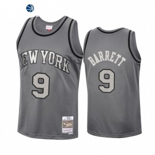 Camisetas NBA New York Knicks R.J. Barrett Gris Hardwood Classics 2021