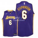 Camisetas de NBA Ninos Los Angeles Lakers Lance Stephenson Púrpura Statement 2018