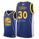 Camisetas NBA Golden State Warriors Stephen Curry 2018 Finales Azul Icon Parche