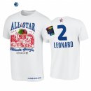 T-Shirt NBA 2021 All Star Kawhi Leonard Support Black Colleges HBCU Spirit Blanco