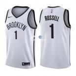 Camisetas NBA de D'Angelo Russell Brooklyn Nets Blanco Association 17/18