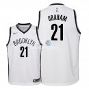 Camiseta NBA Ninos Brooklyn Nets Treveon Graham Blanco Association 2018