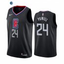 Camisetas NBA Nike Los Angeles Clippers NO.24 Norman Powell Negro Statement 2022