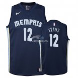 Camisetas de NBA Ninos Memphis Grizzlies Tyreke Evans Marino Icon 2018