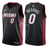 Camisetas NBA de Josh Richardson Miami Heats Negro Icon 2018