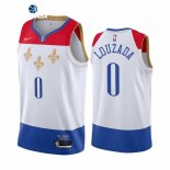 Camisetas NBA de New Orleans Pelicans Didi Louzada Nike Blanco Ciudad 2021