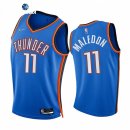 Camisetas NBA de Oklahoma City Thunder Theo Maledon 75th Season Diamante Azul Icon 2021-22