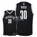 Camiseta NBA Ninos Brooklyn Nets Dzanan Musa Negro Icon 2018