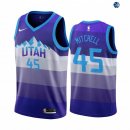 Camisetas NBA Utah Jazz Donovan Mitchell Púrpura Throwback