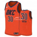 Camisetas NBA Edición ganada Oklahoma City Thunder Deonte Burton Naranja 2018/19